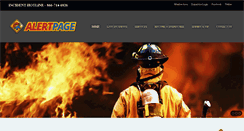 Desktop Screenshot of alertpage.net